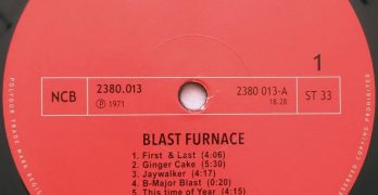 BLAST FURNACE- Self Titled