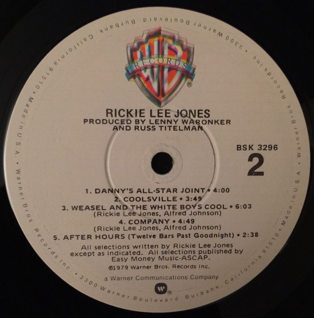 Rickie Lee Jones- self titled - The Vinyl Press