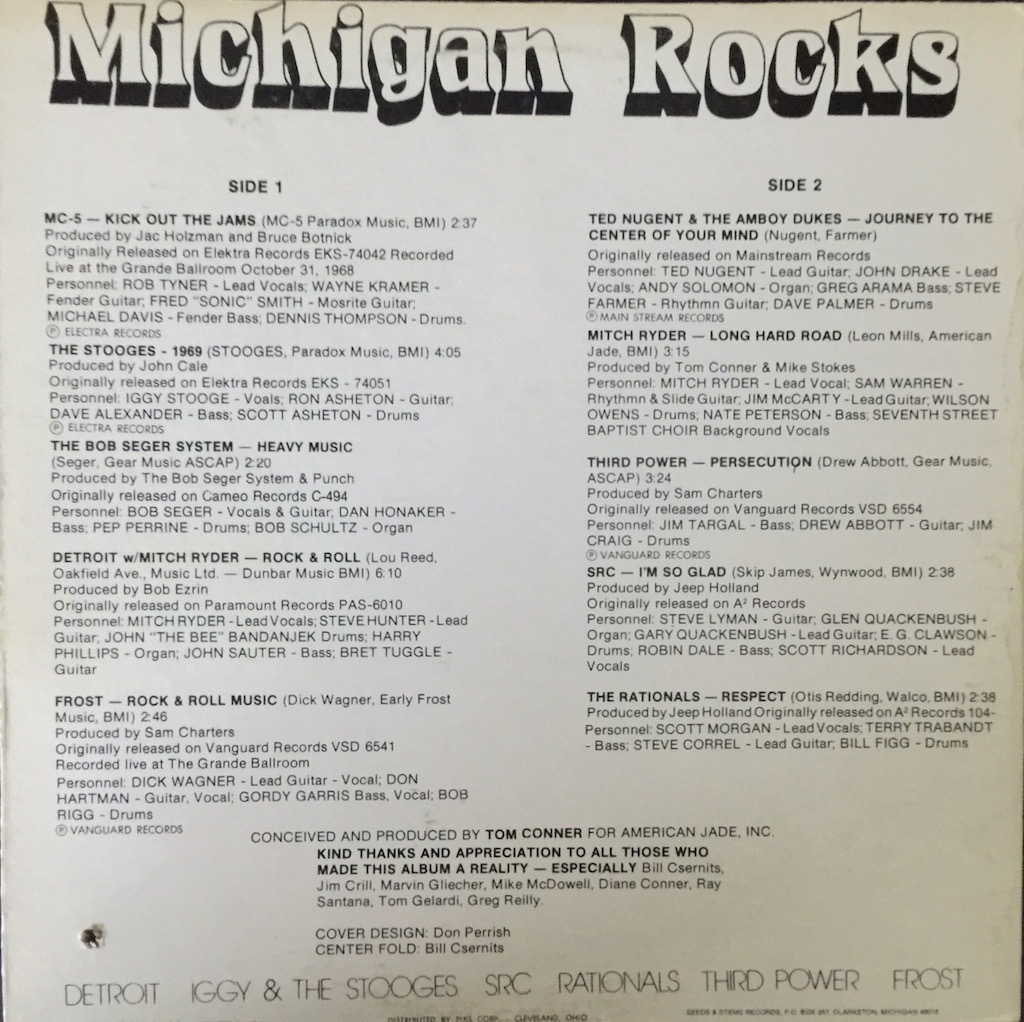 Michigan Rocks! - The Vinyl Press