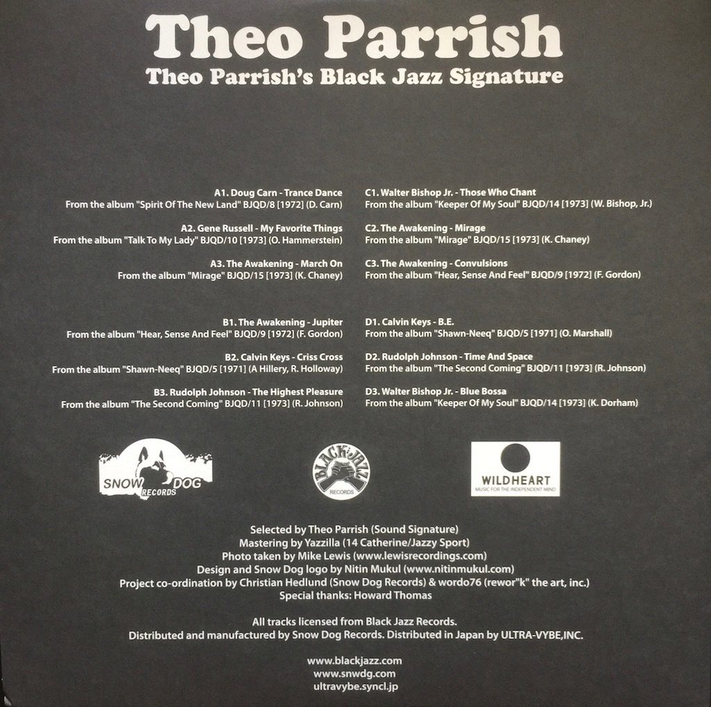 Black Jazz Records-Theo Parrish's Black Jazz Signature - The Vinyl