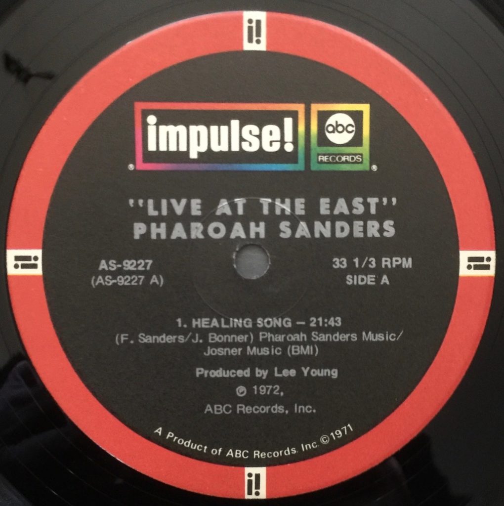 Pharoah Sanders Live at the East - The Vinyl Press