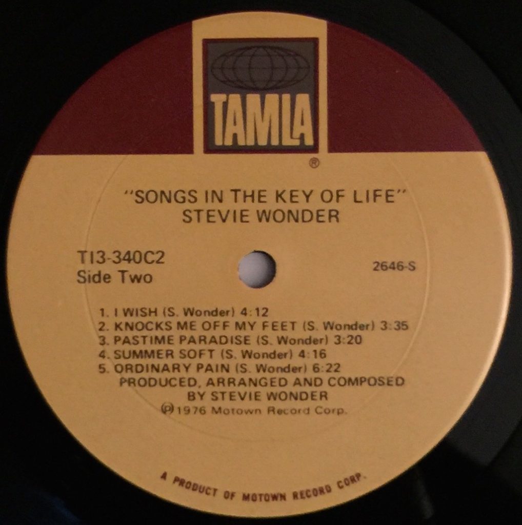 Songs In The Key Of Life Stevie Wonder National Recording Registry The Vinyl Press