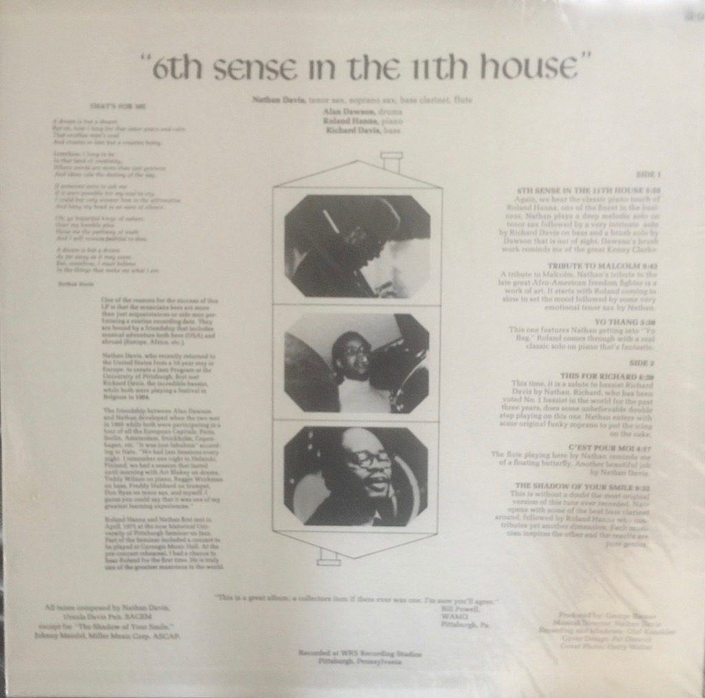 Nathan Davis- The 6th Sense in the 11th House﻿ - The Vinyl Press